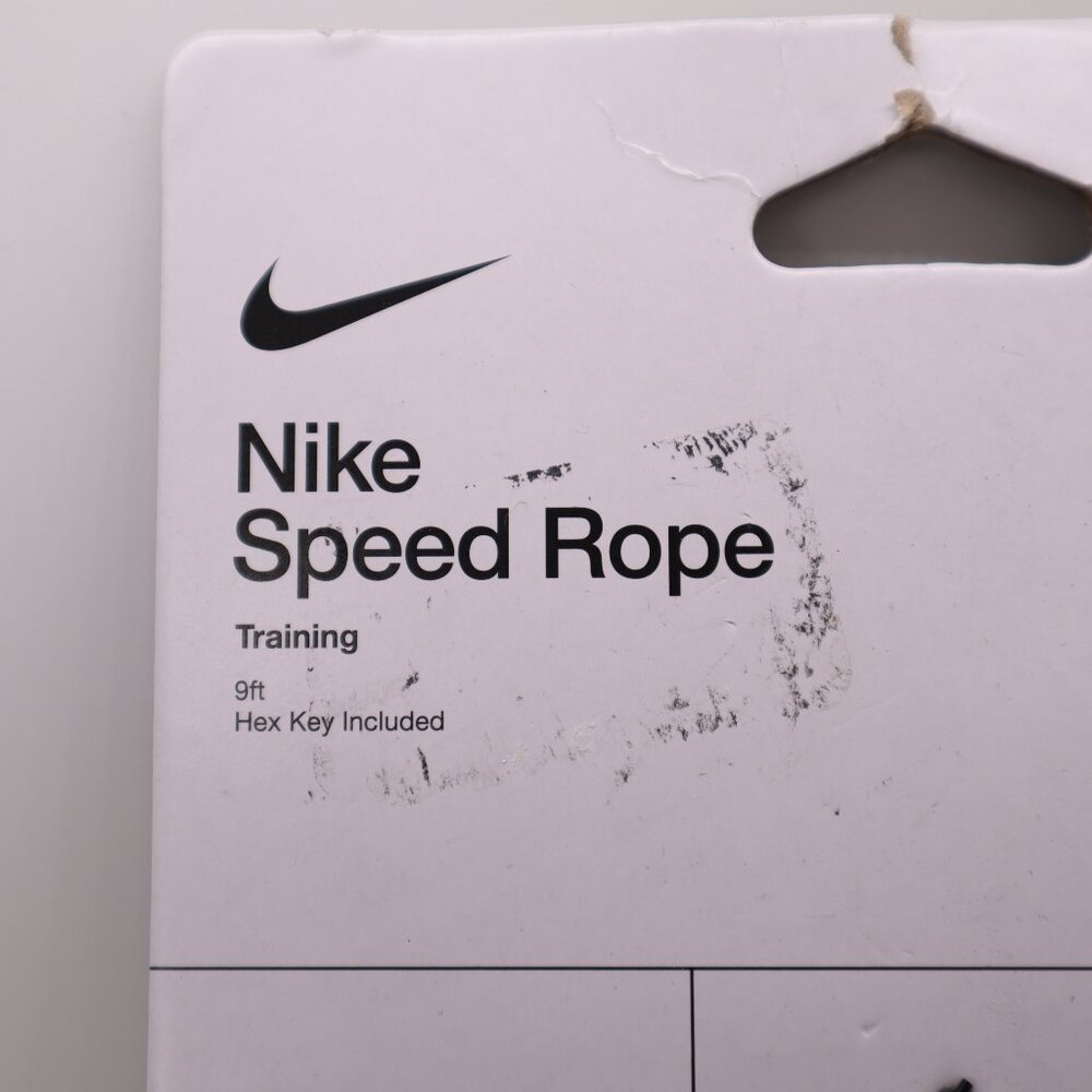 Nike Speed Rope Jump Rope Adjustable Black/green 9' Rope Length New - Picture 6 of 9